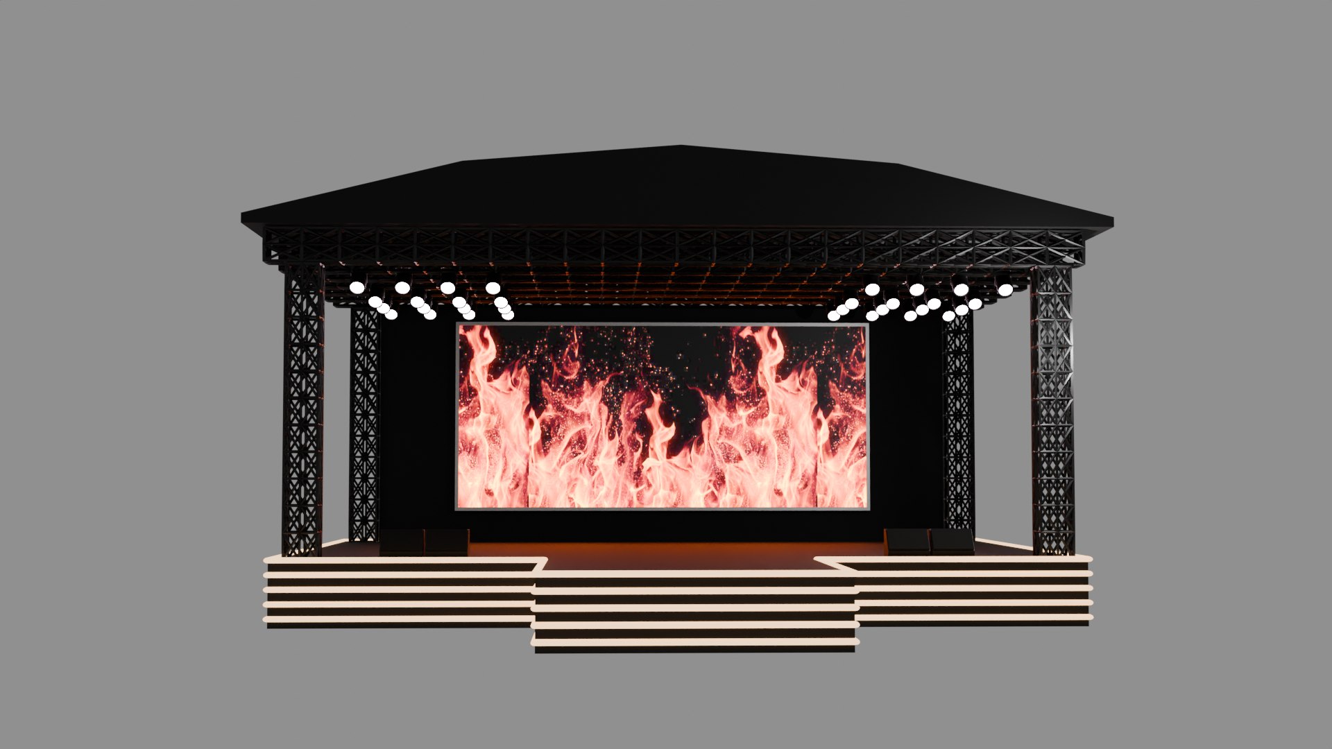 StageOutdoor1 3D Model - TurboSquid 2389229