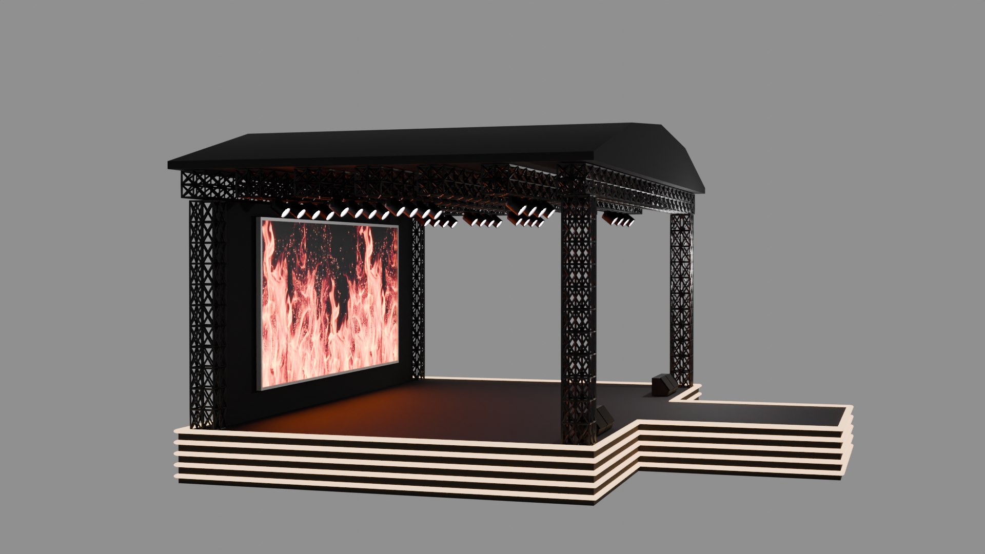 StageOutdoor1 3D Model - TurboSquid 2389229