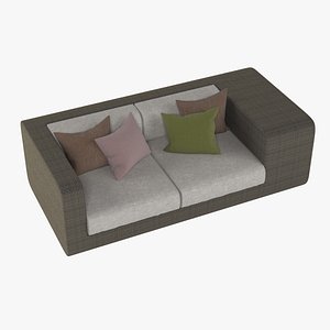 3ds max dedon sofa