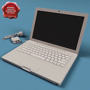 3d macbook modelled