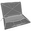 3d macbook modelled