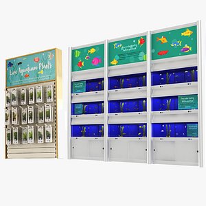 3D Pet Shop - Aquarium and Plants Collection
