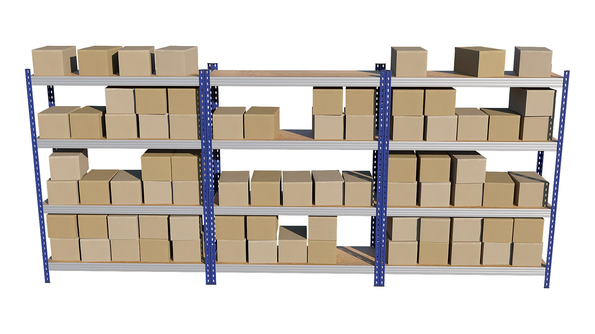 3D Model Rack Warehouse - TurboSquid 1704048