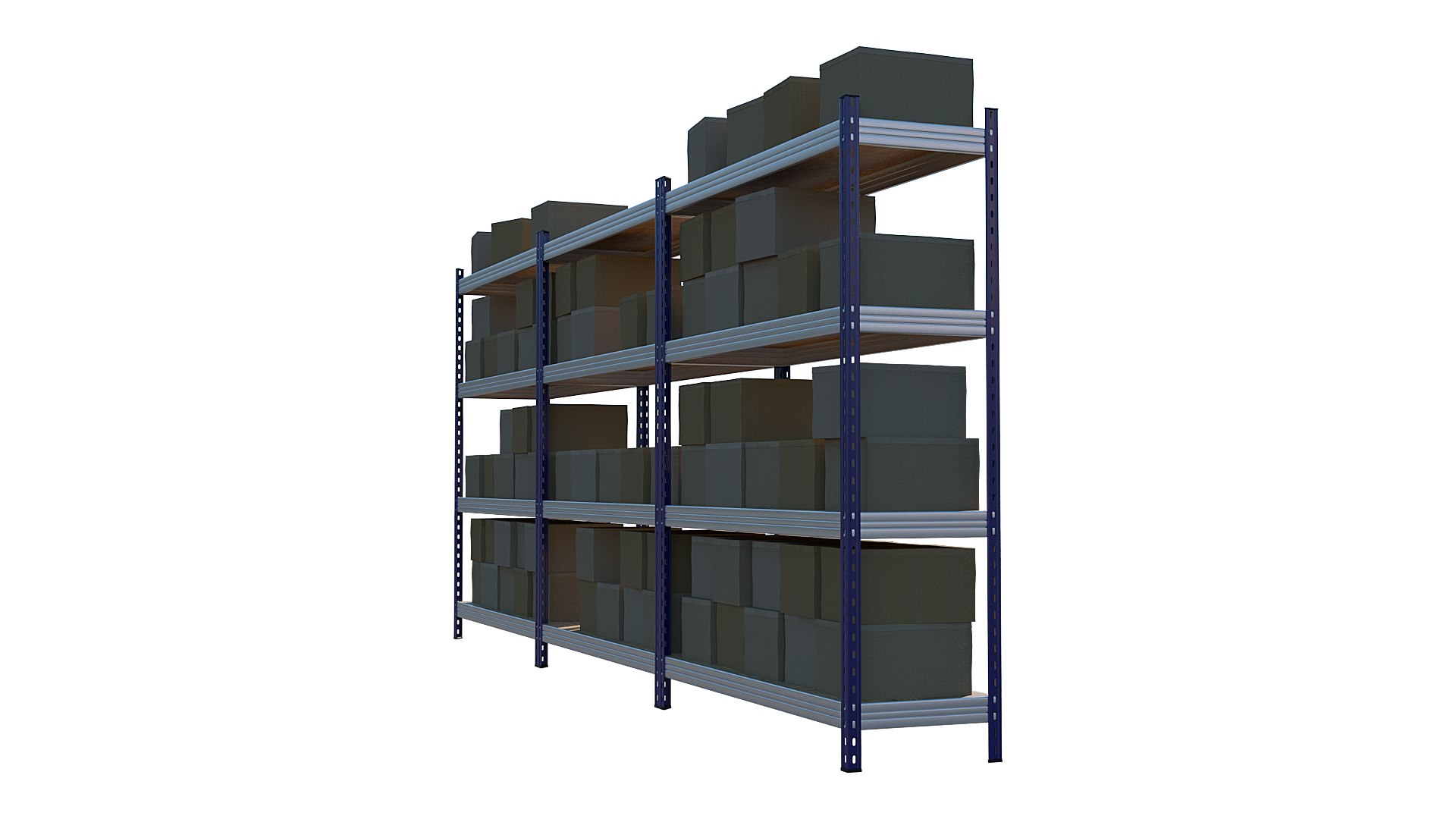 3D Model Rack Warehouse - TurboSquid 1704048