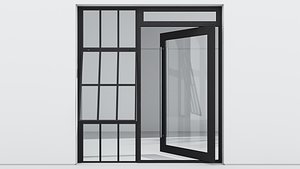 3D Aluminium door 317