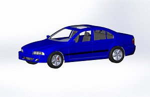 3D Old car body for 3d print model