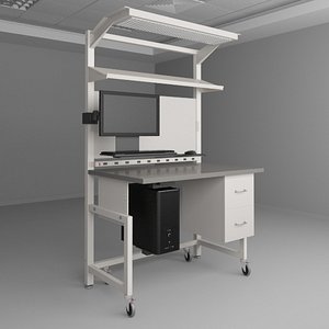 3d height adjustable workbench