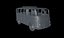 3D model van car vehicle