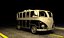 3D model van car vehicle