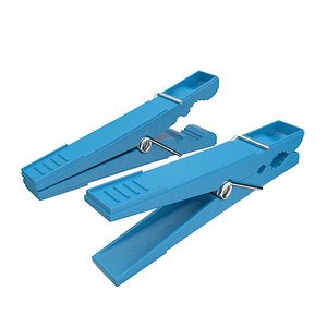 Blue Plastic Clothespin