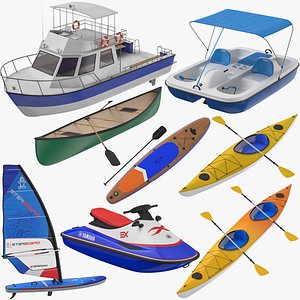 3D Water Craft Collection 02