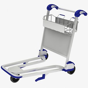 3D model luggage trolley