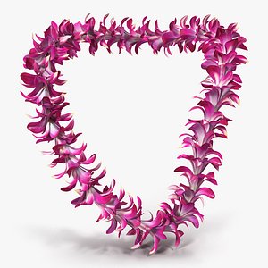 hawaiian lei 2 3d model