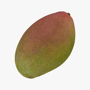 3D mango 05 raw scan model