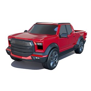3D Pickup truck concept