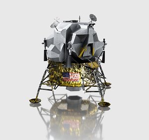 3dsmax apollo landing module
