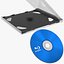 Podwójne przezroczyste pudełko na płyty CD i kolekcja płyt Blu-ray