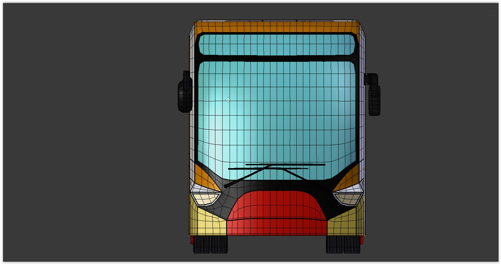 3D Model Articulated City Bus Minibus - TurboSquid 1419171