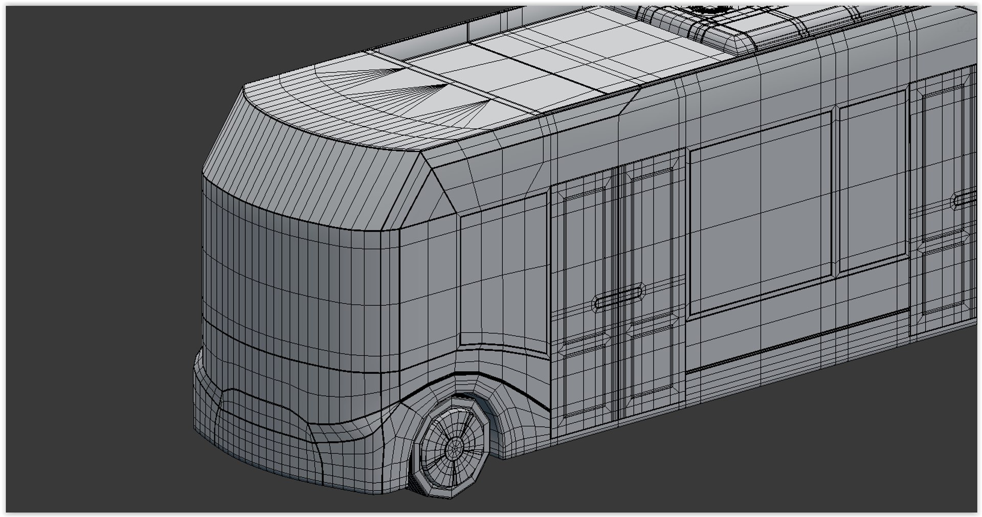 3D Model Articulated City Bus Minibus - TurboSquid 1419171