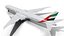Emirates Boeing 777-300 Animated Realistic Jet