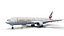 Emirates Boeing 777-300 Animated Realistic Jet