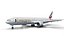 Emirates Boeing 777-300 Animated Realistic Jet