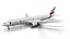 Emirates Boeing 777-300 Animated Realistic Jet