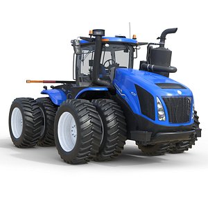 3D New Holland T9 Tractor