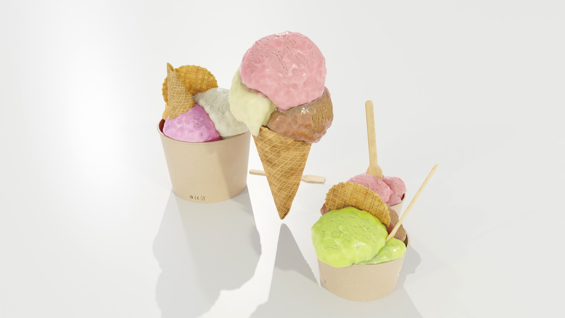 Ice Cream Cone and Cups 3D https://p.turbosquid.com/ts-thumb/ly/3o8fHi/yM/z0004/jpg/1715158664/1920x1080/fit_q87/b442be175c25a0dc940925f1bf04857d09322a7b/z0004.jpg