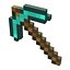 Minecraft Pickaxe Diamond 3D Model