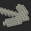 Minecraft Pickaxe Diamond 3D Model