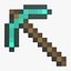 Minecraft Pickaxe Diamond 3D Model