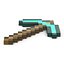 Minecraft Pickaxe Diamond 3D Model