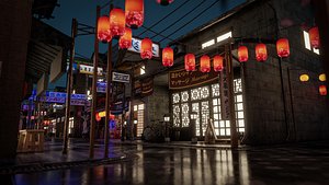 JAPAN URBAN ENVIRONMENT PACK WITH DEMO  FILE 3D