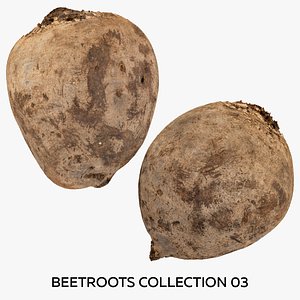 Beetroots Collection 03 - 2 models RAW Scans 3D