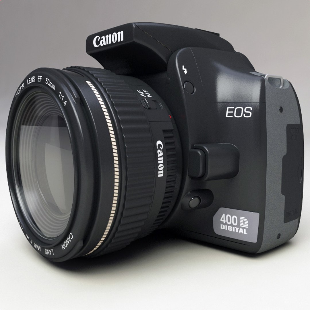 canon eos 400d tripod 3d model