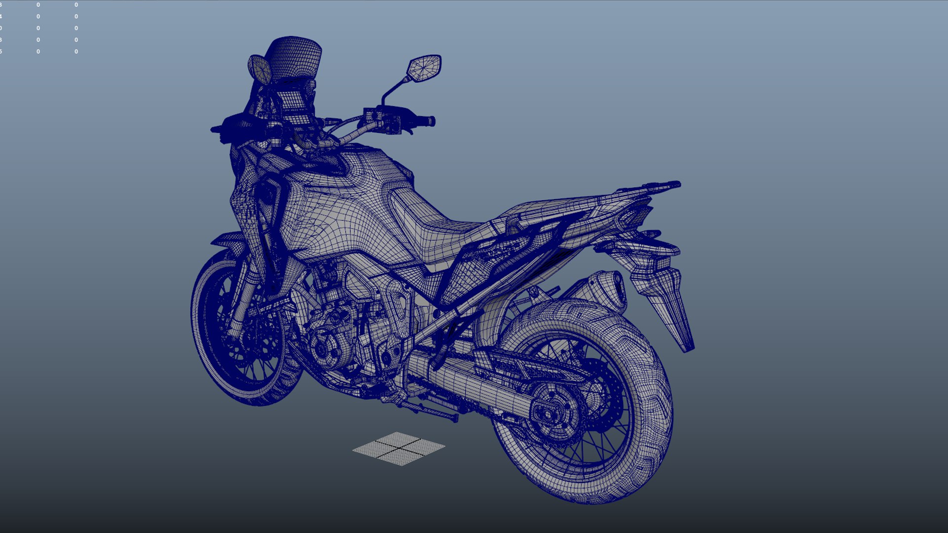 3D Honda CF1000 Model - TurboSquid 2408121