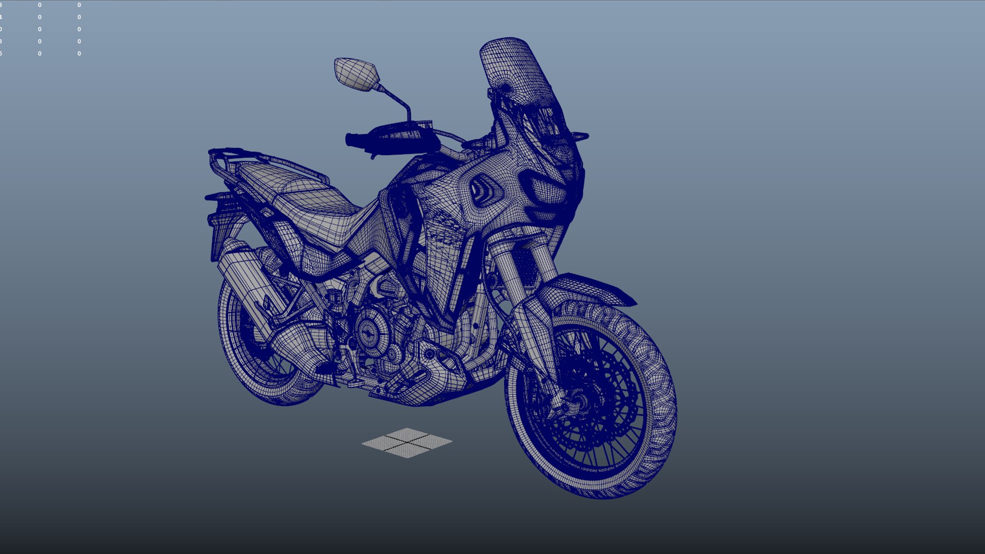 3D Honda CF1000 Model - TurboSquid 2408121