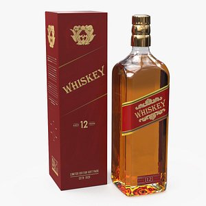 Premium Whisky Gift Pack with 12-Year Label Red