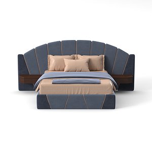 3D Bed with Bed Back
