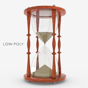 3D model hourglass high-poly