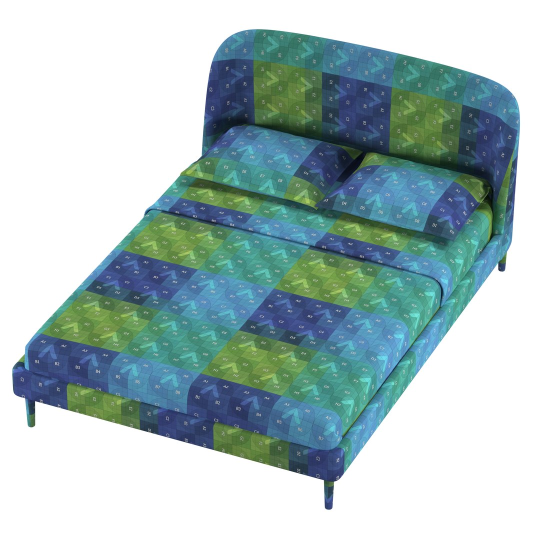 Feather And Black Cambourne Bed 3D Model TurboSquid 1942259