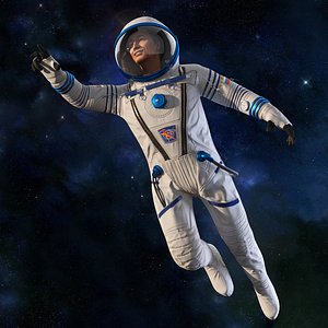 3D astronaut