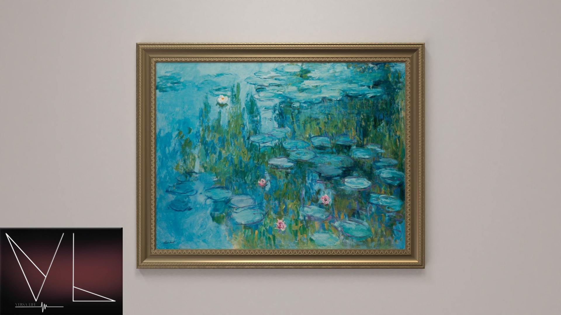 3D Painting Water Lilies - TurboSquid 1260883