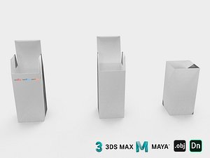 3D horizontal box - open