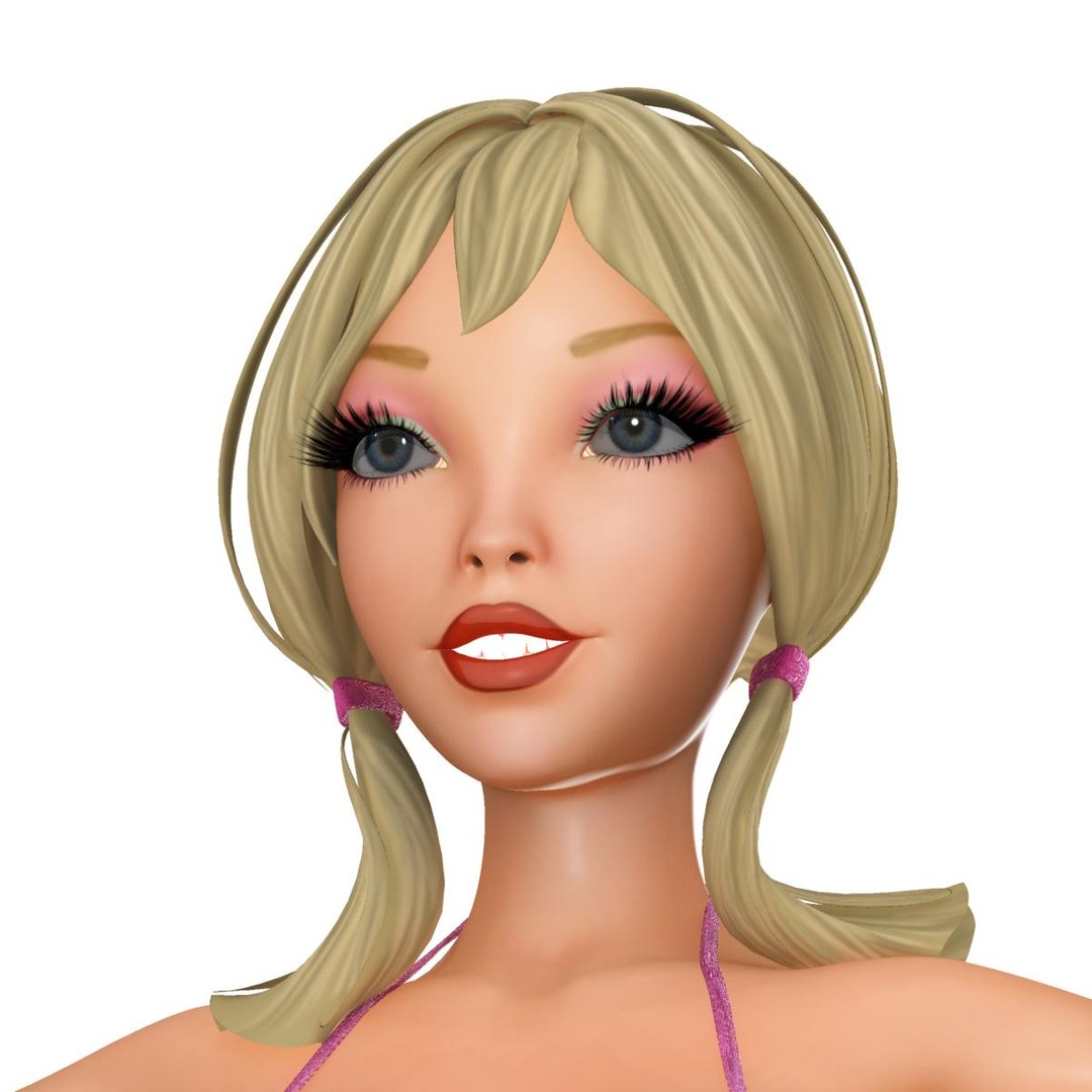 Bikini Girl 3d Model