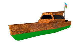 Azerbaijan Wooden Boat