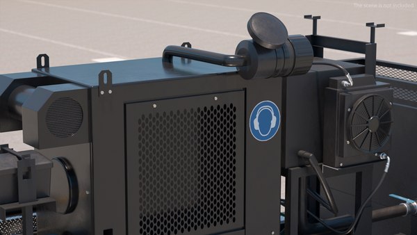 3D модель Рабочая мобильная буровая установка на грузовике - TurboSquid ...