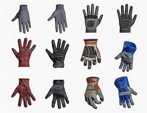 Safety Work Gloves 3D model