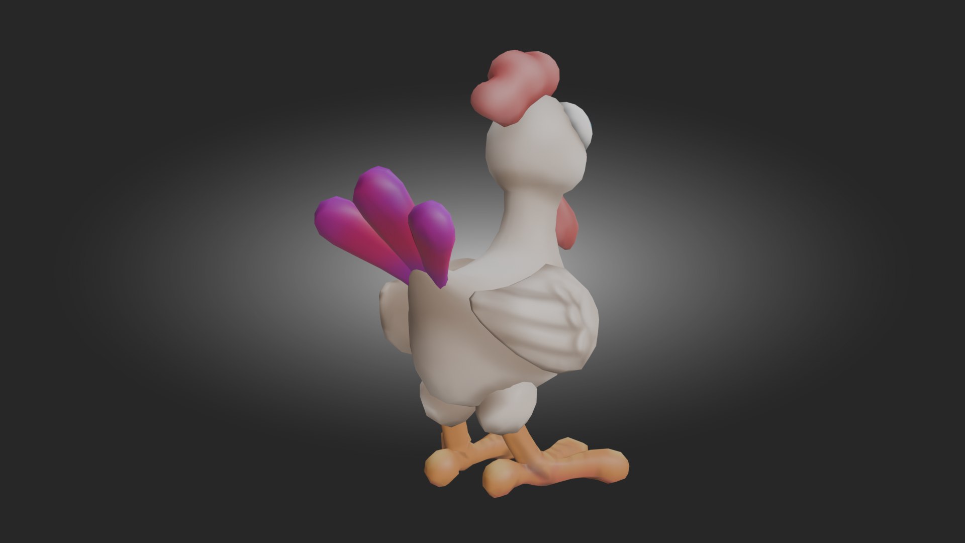 3D Model Cartoon Chicken 3D Model - TurboSquid 2318564